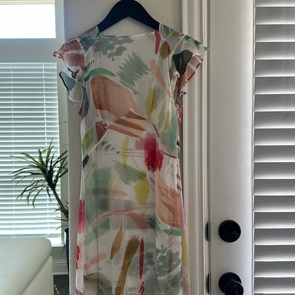 NWT Antonio Melani x M.G. Style Mal Paint Streak Maxi Dress - Picture 8 of 13